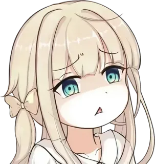 🤔 9b887676 Ragazza anime, Cartone animato, Adesivo, Carino, Femminile telegram sticker