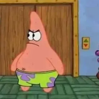 🥵 0f5366d7 Patrick Star Spongebob Squarepants patrick star, spongebob, cartoon, boos, nickelodeon, animatie telegram sticker