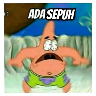🥵 1892351b Patrick Star SpongeBob SquarePants ADA SEPUH Patrick Star, Spongebob, Cartoon, Meme telegram sticker
