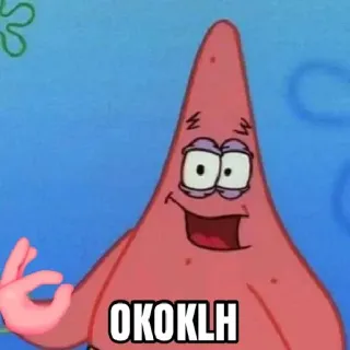 🥵 1b51d805 Patrick Star SpongeBob SquarePants OKOKLH Patrick Star, Spongebob, OK teken, Cartoon, Nickelodeon telegram sticker