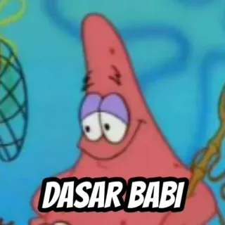 🥵 6bdce35b Patrick Star SpongeBob SquarePants DASAR BABI patrick ster, spongebob, cartoon, bijnaam, aanstootgevend telegram sticker