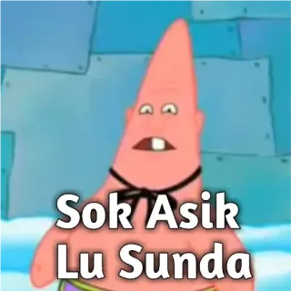 🥵 bd6ace2f Patrick Star Spongebob Squarepants Sok Asik
Lu Sunda Cartoon, Patrick Star, Spongebob, Meme telegram sticker