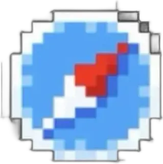 🌟 24f8b356 kompas, navigatie, richting, kaart, reizen, pixel art telegram sticker