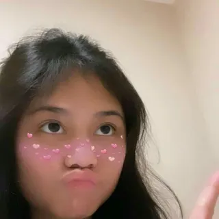 🤹‍♀ e71a7b4e filtre, coeurs, mignon, visage, femme, fille whatsapp sticker