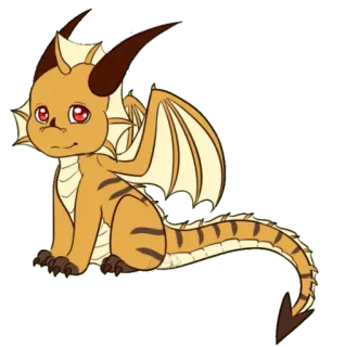 🐲 69fed7e0 龙, 幻想, 可爱, 卡通, 动物, 怪物 telegram sticker