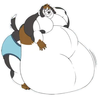 😏 80323043 dog, cartoon, glasses, animal, furry, anthropomorphic, character whatsapp sticker