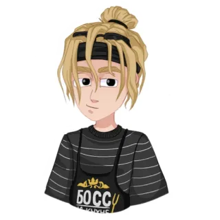 👨‍🍳 03936ea1 БОСС
ДЛЯ КЛУБЄ คน, ผมบลอนด์, มวยผม, ผ้ากันเปื้อน, เจ้านาย telegram sticker