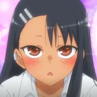 🌟 5a4d24ce Nagatoro Don't Toy with Me, Miss Nagatoro Аниме, Нагаторо, Милая, Девушка, Мультфильм, Манга whatsapp sticker
