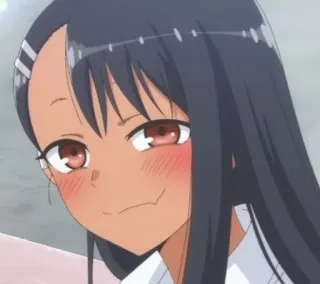 🌟 b21e43c3 Nagatoro Don't Toy with Me, Miss Nagatoro Аниме, Нагаторо, Не издевайся, Нагаторо, Мультфильм, Женщина, Улыбается, Аниме девушка whatsapp sticker