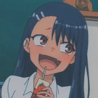 🌟 ba523c11 Nagatoro Don't Toy with Me, Miss Nagatoro Аниме, Милый, Мультфильм, Девушка, Нагаторо, Манга whatsapp sticker