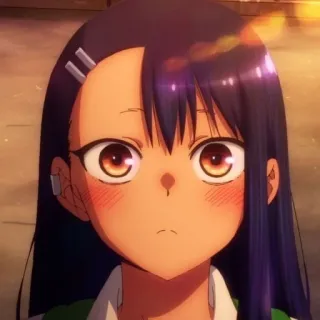 🌟 e63e1978 Nagatoro Don't Toy with Me, Miss Nagatoro Аниме, Нагаторо, Хаясе Нагаторо, Мультфильм, Милая, Девушка, Аниме девушка whatsapp sticker