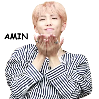 🤲 386d7ab3 RM RM, BTS, K-Pop, Musiker, Sänger, Künstler whatsapp sticker