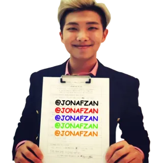 ☺️ 41745dab @JONAFZAN
@JONAFZAN
@JONAFZAN
@JONAFZAN
@JONAFZAN kpop, Porträt, Klemmbrett, Mann, blonde Haare, Lächeln whatsapp sticker