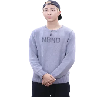 🙄 63ff7eba NBHD kpop, k-pop, rm, bts, bangtan, rap monster, promi whatsapp sticker