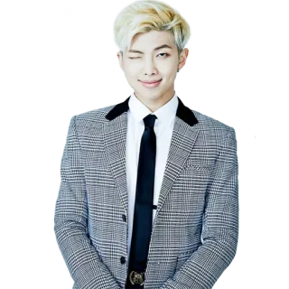 😉 755b7f60 RM kpop, bts, rm, musik, sänger, idol whatsapp sticker