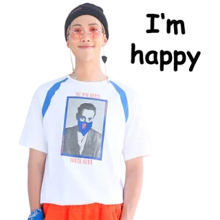 ☺️ a5157885 THE NEW STATE
SOUTH SERBIA Mann, Porträt, T-Shirt, Brille, Mütze, Mode, Stil whatsapp sticker