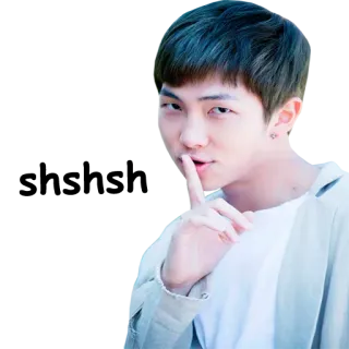 🤫 ca983b51 ARMY kpop, rm, musik, army whatsapp sticker