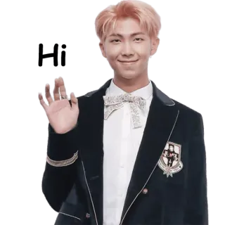 👋 e45cbaad RM RM, BTS, K-Pop, Musik, Idol, Sänger whatsapp sticker