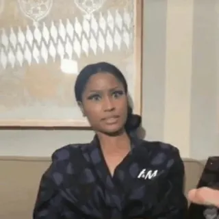 🥀 bba8e485 Nicki Minaj nicki minaj, celebrità, rapper, cantante whatsapp sticker