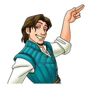 👱 4d7dd6a2 Flynn Rider Tangled Дисней, Рапунцель: Запутанная история, Флинн Райдер, Юджин Фицерберт whatsapp sticker