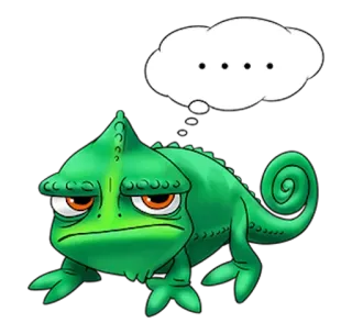 🐸 5a49ac32 Pascal Tangled Хамелеон, Дисней, Рапунцель: Запутанная история, Мультфильм, Животное whatsapp sticker