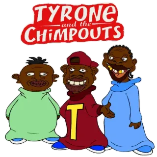 🍉 944da98e TYRONE and the CHIMPOUTS telegram sticker