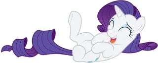 😂 040ce42b Rarity My Little Pony pony, cartone animato, Rarity, unicorno telegram sticker