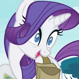 😬 ac926be5 Rarity My Little Pony カートゥーン, ポニー, マイリトルポニー, ラリティ, 馬, アニメ telegram sticker