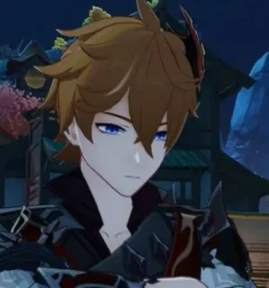 🐋 2298005d Tartaglia Genshin Impact Anime, Gioco, Genshin Impact, Tartaglia, Personaggio telegram sticker