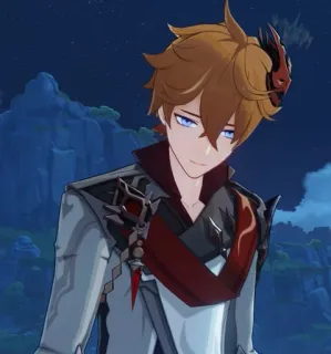 🐋 22d653b9 Tartaglia Genshin Impact Videogioco, Anime, Personaggio, Tartaglia, Genshin Impact telegram sticker