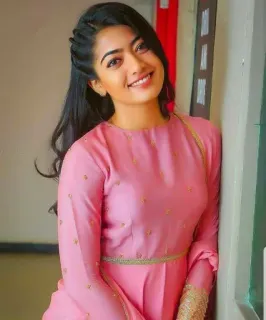 💐 45176497 女性, ピンク, インド人, 笑顔, 女優 telegram sticker