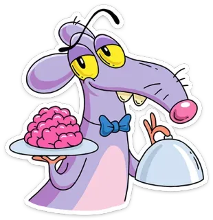 Крыс от @TgSticker telegram stickers