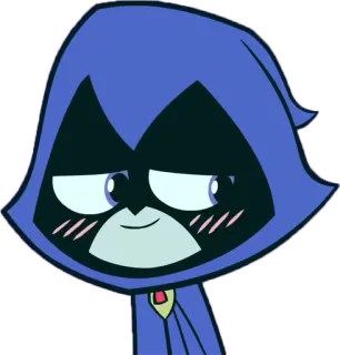 🖤 5fa17bfa Raven Teen Titans Raven, Teen Titans, cartoon, anime telegram sticker