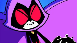 🖤 ea41c53c Raven Teen Titans Go! cartoon, superhero, evil, magic telegram sticker