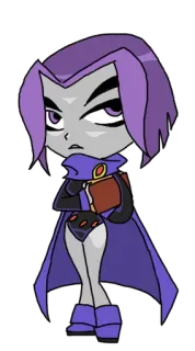 Ravena Teen Titans✡BY @♏️ajinBoo telegram stickers