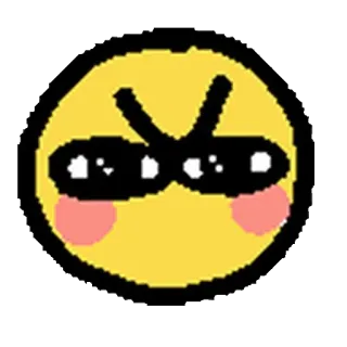 😠 62de2010 Emoji, Smiley, Leuk, Kawaii, Uitdrukking, Gezicht telegram sticker