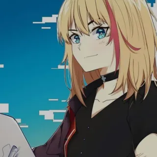 Rika by @stickers_evangelion :: @fStikBot whatsapp stickers