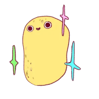 Sweet potatos whatsapp stickers