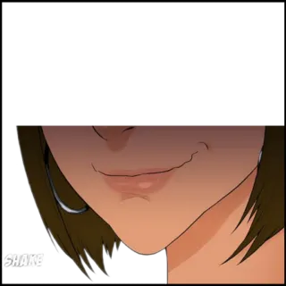 😈 6b3074a6 SHAKE женщина, трясти, рот, улыбка whatsapp sticker