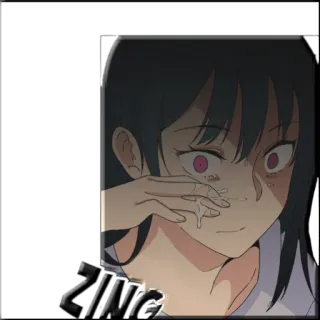 🦠 f4ca7c7d ZINC Аниме, Девушка, Слезы, Плачет, Грустно whatsapp sticker