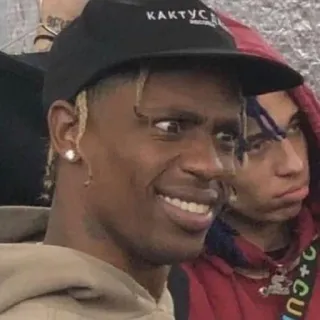 ❓ f2c89ae9 КАКТУС orang, topi, potret, wajah, pria whatsapp sticker