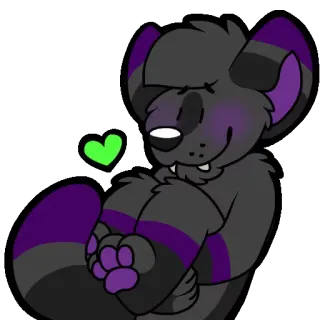 🐾 e452a397 퍼리, 동물, 만화, 하트, 귀여운 whatsapp sticker