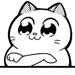 😫 ba1398e8 แมว, น่ารัก, สติกเกอร์, สัตว์, มังงะ, อนิเมะ telegram sticker