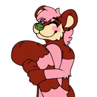 😊 e27e3850 orso, cartoni animati, carino, peloso, animale, abbraccio whatsapp sticker