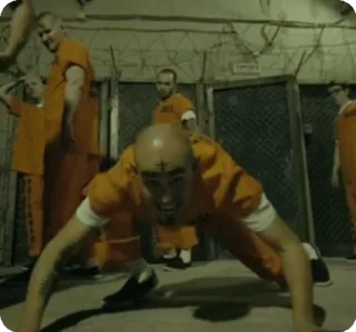 ☠️ 13cbff8d więzienie, więzień, przemoc, agresja, areszt, osadzony, gang telegram sticker