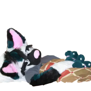 😴 1278c548 Furry, Fursuit, Animal, Costume, Anthropomorphe, Personnage, Mascotte telegram sticker