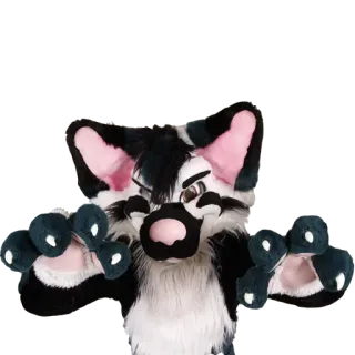 😈 5404ae24 Furry, Animal, Loup, Costume, Anthropomorphe, Fursona, Cosplay telegram sticker