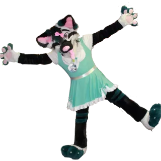 😜 54df53c7 Furry, Fursuit, Costume, Animal, Cosplay, Robe, Mignon telegram sticker