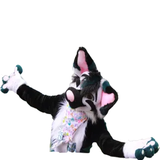 👌 77125ee9 Furry, Animal, Costume, Anthro, Fursuit telegram sticker