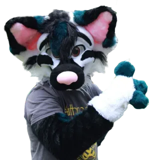 👍 9149659f Furry, Fursuit, Mascotte, Costume animalier, Cosplay telegram sticker